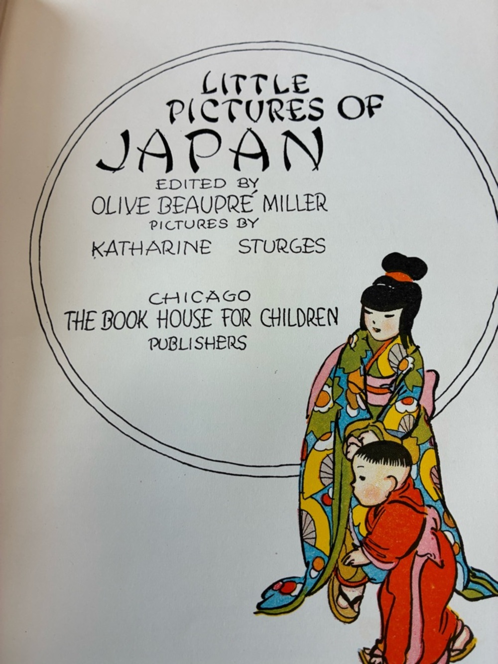 Little Pictures of Japan My Travelship Color Illus 1925 Book Katharine Sturges - Picture 7 of 10